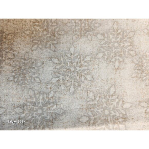 Winter Snowflake Pattern Fabric For Quilting & Crafts half yard - Picture 7 of 10